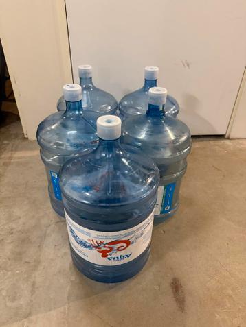 5 statiegeld flessen voor waterdispenser