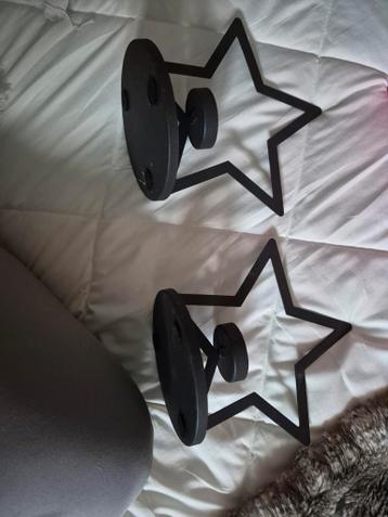 Ster kandelaars, metaal