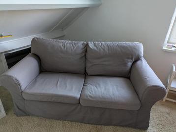 Bankje 2 zits grijsachtig/licht taupe