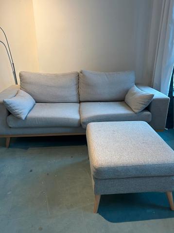 2-zits bank met zitzak gratis