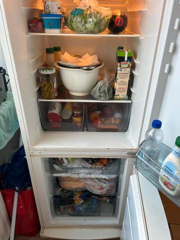 Koelkast en vrieskast kan een paar ronde mee. Vandaag ophale