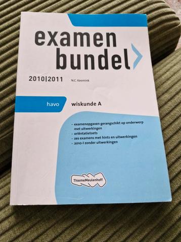 N.C. Keemink - examenbundel wiskunde A - Havo 2010/2011