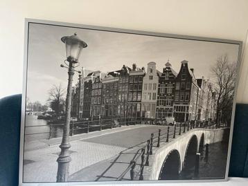 IKEA MYRARP Poster - Zwart Wit met Grijze Lijst