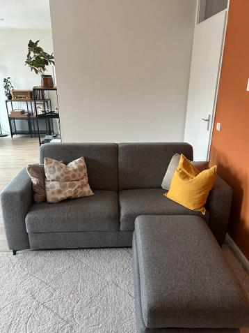 Bank Pronto met poef - Rookvrij & Kattenvrij