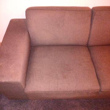 2 persoons stoffen bank