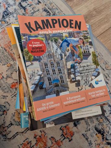 Stapel kampioen magazine van anwb