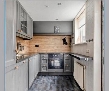 GRATIS!!!! grijze keuken incl. apparatuur (excl. vaatwasser)