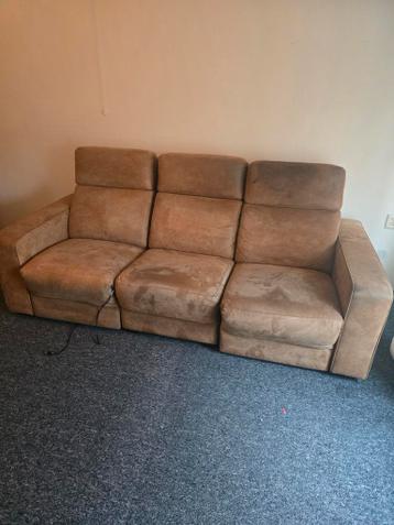 3-zits recliner bank links & rechts