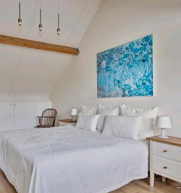 Gratis afhalen: Van Gogh Irissen poster in aluminium lijst