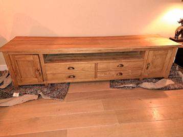 Teak houten tv kast