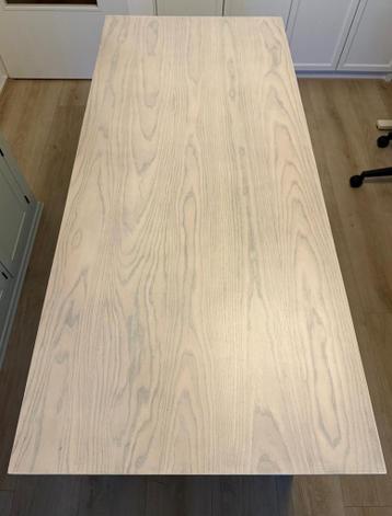 Tafel whitewashed essenhout
