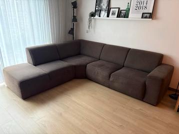 Bruine Hoekbank - Comfortabel en ruim