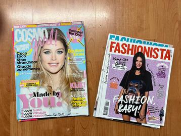 Fashionista tijdschriten 5x cosmo girl 2x