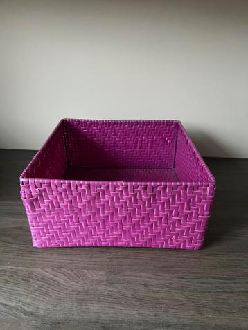 Gratis ophalen!!! Paars/Roze mandje