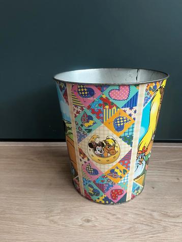 Metalen Prullenbak met Minnie Mouse