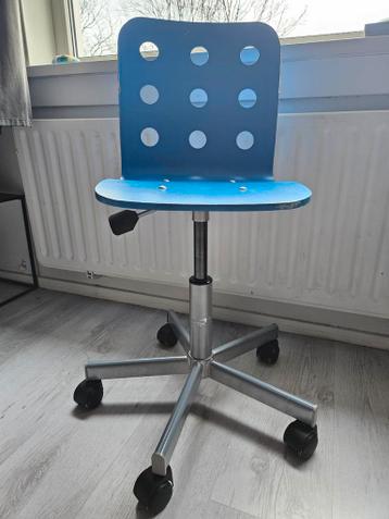 Blauwe Bureaustoel - Verstelbaar en Comfortabel