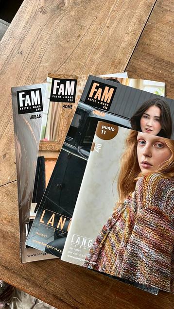 4 Breiboeken van Lang Yarns. Fatto a Mano