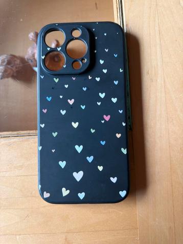 iPhone 14 Pro Hoesje met Hartjes - Gebruikt