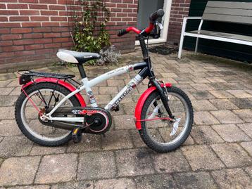 kinderfiets 16 inch opkapper