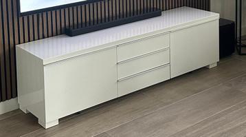 Hoogglans wit tv-kast 180cm