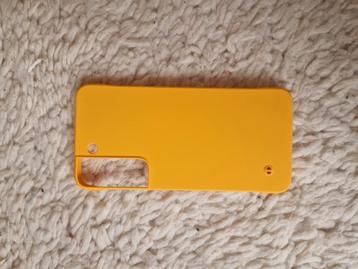 S22 telefoon hoesje geel/oranje