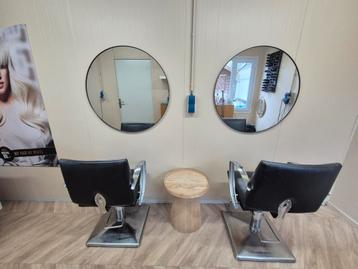 kapsalon inrichting, kapperstoel, wasunit