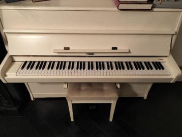 ZSM ophalen! Prachtige witte piano