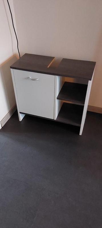 Badkamermeubel wit/grjjs