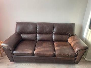 Nette 3-zits bank van imitatieleer