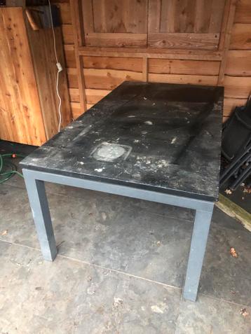 Stevige tuintafel 100 x 180