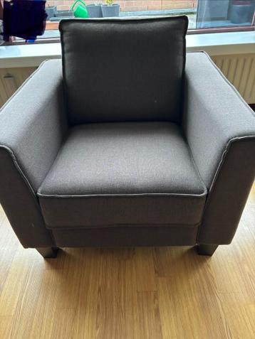 Fauteuil donkergrijs GRATIS!