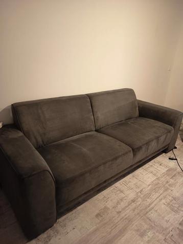 Laatste dag online!! 3 + 2 zitbanken kleur grijs