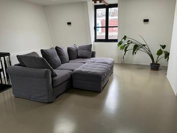 Slaapbank met dubbelbed, chaise longue en opbergruimte