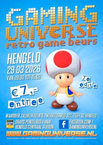 Retro Game Beurs Hengelo(ov) 29 maart 2026