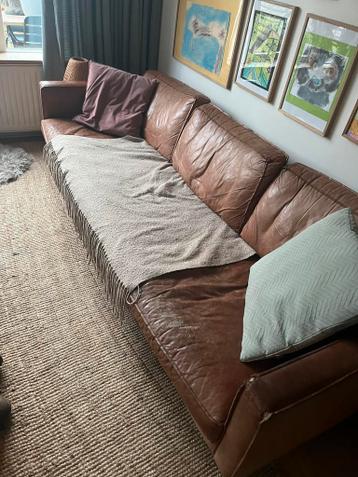 Loods 5 - 4,5 zits leren bank