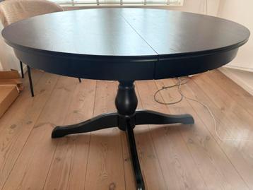 Salontafel rond ovaal zwart