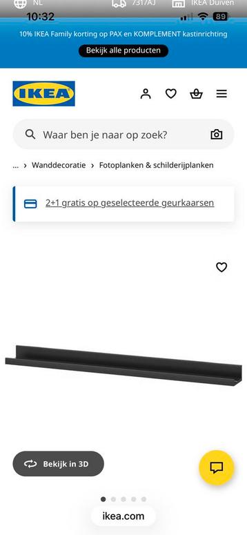 Gratis ophalen 2 ikea plank mosslanda 115