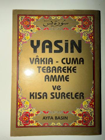 Yasin Vakia Cuma Tebareke Amme ve Kısa Sureler - Ayfa Basin
