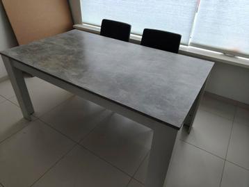 Gratis! Moderne Betonlook Eettafel - 160x90 cm - Gebruikt