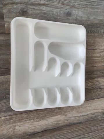 Witte Bestekbak Kunststof