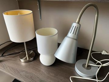 Gratis Ophalen!!! 3x tafellamp