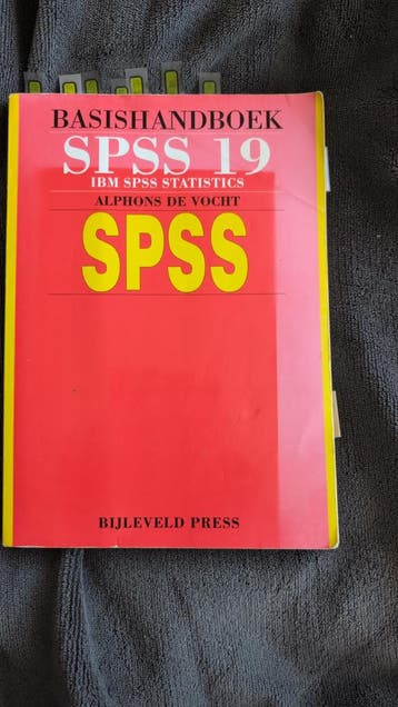 Basishandboek SPSS 19 - Alphons de Vocht