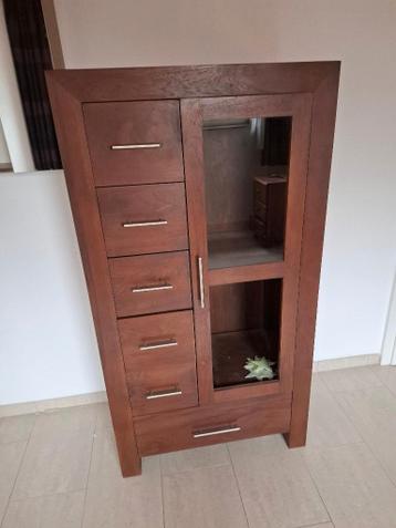 Kast hout lades GRATIS kersenhout LEES