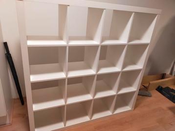 Witte Kallax kast 4x4 - gebruikt