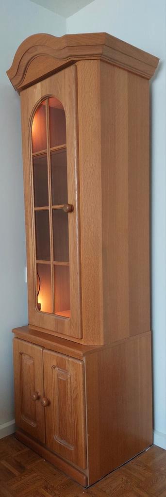 Klein eiken wandmeubel - 122x60x52 cm