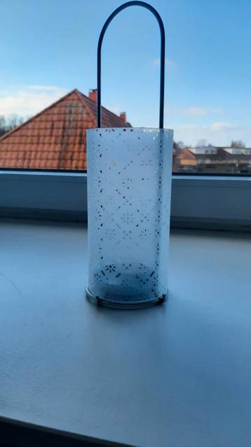 Sfeervolle waxinelichthouder met patroon