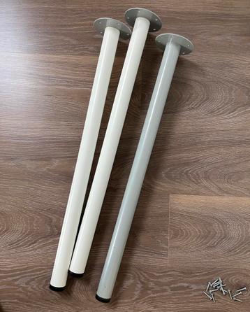 Tafelpoten Adils IKEA grijs en wit