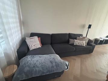 GRATIS OPHALEN - Grijze IKEA Hoekbank - Goede Staat!