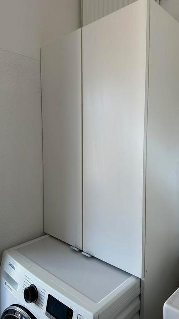 IKEA KYSJÖN wasmachinekast – wit – 186 x 65 cm – GRATIS