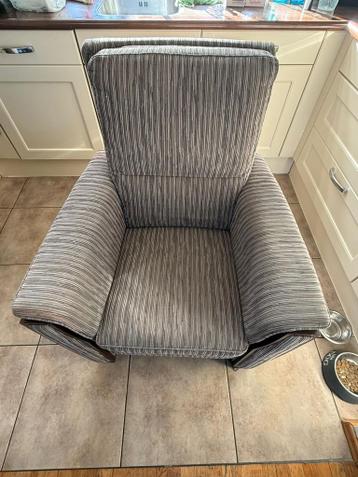 3B Fauteuil - Grijs gemêleerd, verstelbare zitting